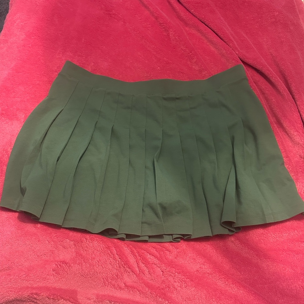 Green Pleated Tennis Skort 🏸